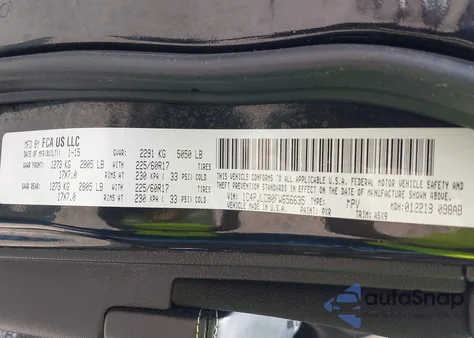 2015 Jeep Cherokee Latitude from USA, damaged, VIN 1C4PJLCB0FW656635